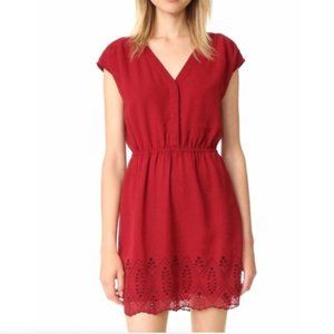 Madewell Skygaze Dress in Burgundy